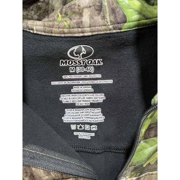 NEW Mossy Oak Obsession Jacket Men's Medium Full Zipper Hooded Hunting Fishing - Picture 4 of 6